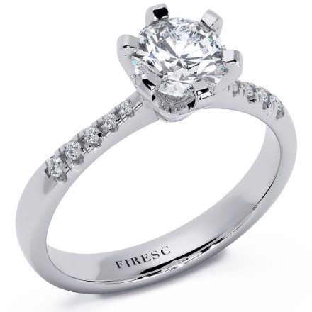 Engagement Ring AA251B, White 1